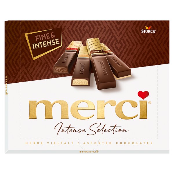 merci Intense Selection Kolekcja czekoladek deserowych 250 g (20 sztuk)