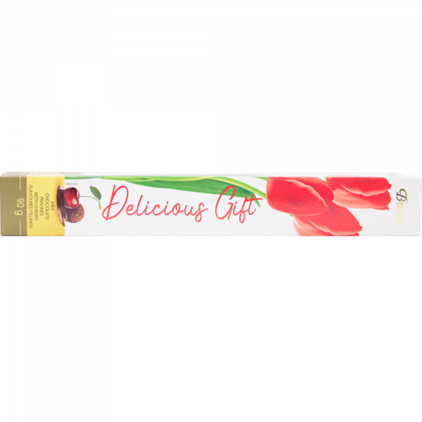 Baron Tulipan Delicious Gift praliny z nadzieniem o smaku wiśniowym 90g