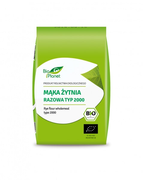 Mąka żytnia razowa typ 2000 Bio Planet