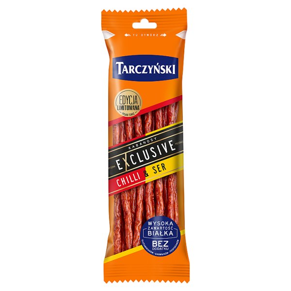 Tarczyński Kabanosy Exclusive chilli & ser 90 g